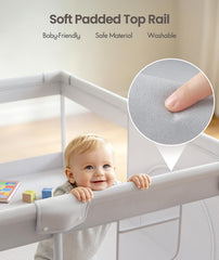 Fodoss playpen mesh side panel offering visibility and airflow