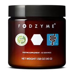 FODZYME front packaging showing kit benefits and 60 doses