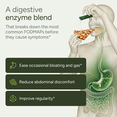 FODZYME powder sachet close-up highlighting tasteless texture