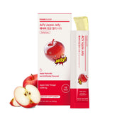 FOODOLOGY front packaging showing apple ACV jelly sticks and benefits