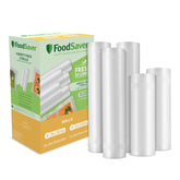 FoodSaver front packaging showing multipack benefits and compatibility