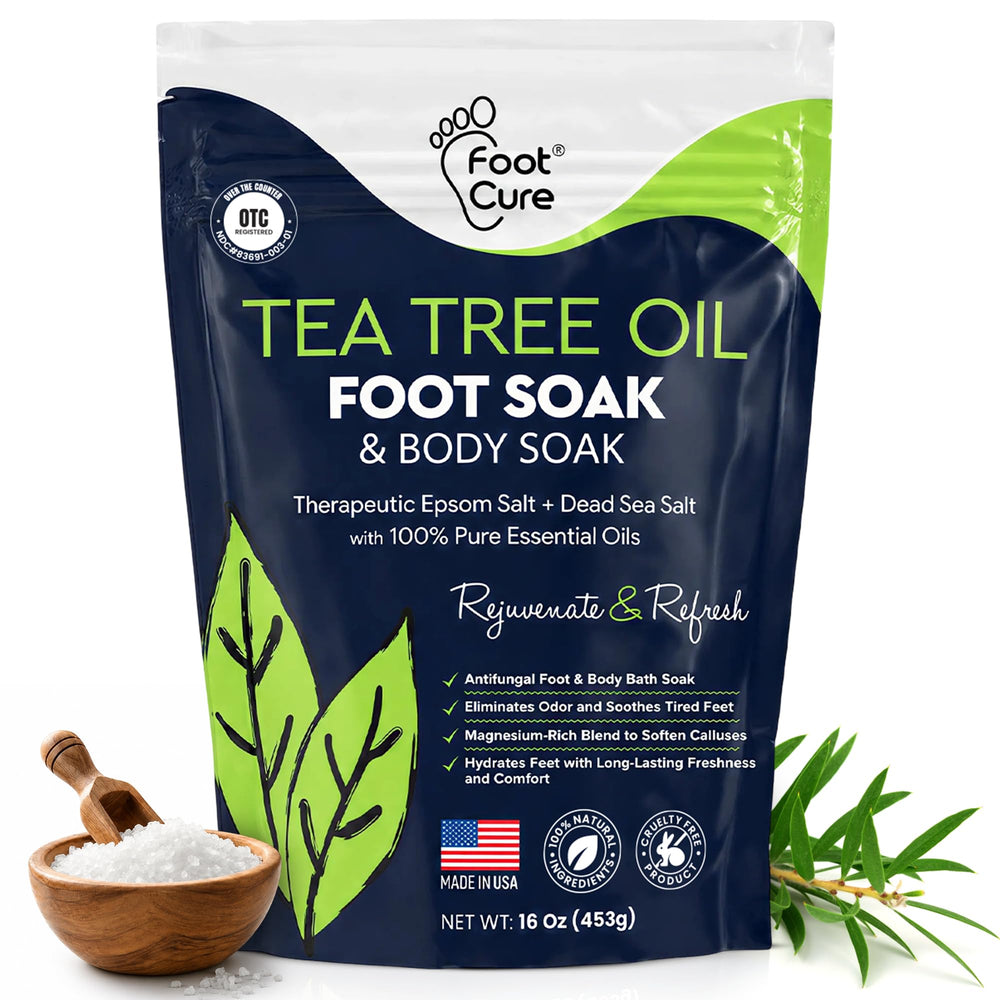 FOOT CURE front packaging showing jar and label for quick product ID and trust