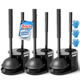 FORASTO front view of the 2in1 brush and plunger set showing neat storage and space saving