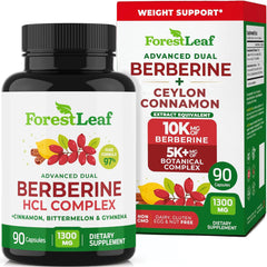ForestLeaf front bottle showing product name and high potency labeling benefit
