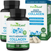 ForestLeaf front bottle view showing capsules and clear labeling for easy identification