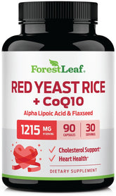 ForestLeaf front packaging showing supplement benefits and strength