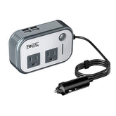 FOVAL 200W front view showing outlets and ports for versatile power