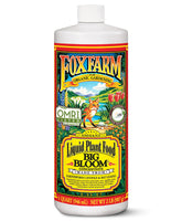 FoxFarm Big Bloom front label showing organic formula and 1 quart size, easy identification benefit