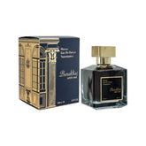 Fragrance World Maison Barakkat Satin Oud front bottle showing elegant packaging and long-lasting scent