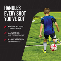 Franklin Blackhawk in use in a backyard showing quick setup and play convenience