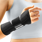 FREETOO front view of the brace showing compact black design and easy fit