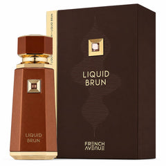 French Avenue Liquid Brun front bottle showing elegant design and brand identity