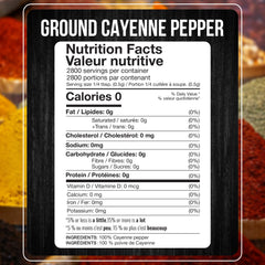 Fresh Finest shaker lid detail on cayenne container for easy pouring and measured seasoning benefit