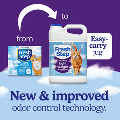 Fresh Step close-up of litter granules highlighting soft texture and absorption