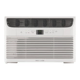 Frigidaire front view showing compact window AC, efficient cooling for small rooms