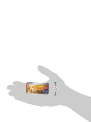 Friskies shredded filet texture detail, demonstrates tender meat pieces cats prefer