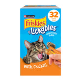 Friskies Purina front carton showing product and flavor benefits