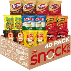 Frito-Lay front view of variety pack showing included brands and convenience