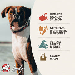 Fromm bag label and nutritional panel showing guaranteed nutrient balance benefit
