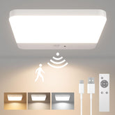 FULEN front view showing slim ceiling light and even LED glow, easy brightness