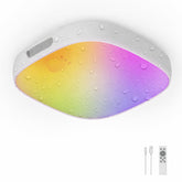 FULEN front view of ceiling light showing compact waterproof design and easy installation benefit