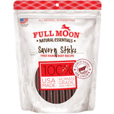 Full Moon front packaging showing bag and benefits for quality