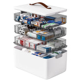funest front view closed showing secure lid and compact profile for easy storage