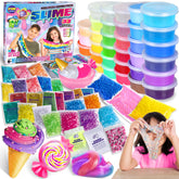 FUN KIDZ front packaging of the 33-cup jumbo slime kit showing contents and gift box