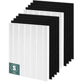 Funmit C545 front view showing full replacement filter pair and benefits