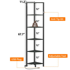 Furnulem shelf with LED lit in evening creating cozy mood lighting