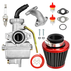 FVRITO PZ20 front view showing compact carburetor for easy replacement