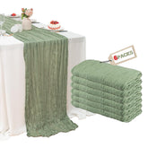 Fwxdbwyl sage green runner front view showing soft drape and elegant color