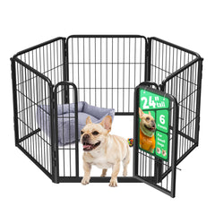 FXW Homeplus front view showing full six-panel playpen and visibility benefit