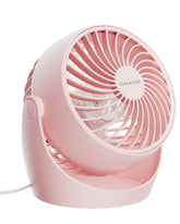 Gaiatop front view desk fan showing compact design and focused airflow benefit