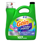 Gain front packaging showing Super Fresh Blast and load count for clear purchase decision