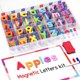 GAMENOTE front packaging showing full 238-piece alphabet kit and contents