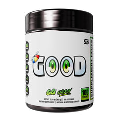 Gamer Supps front tub showing Cherry Slushie label and serving count benefit
