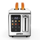 Ganiza front view showing sleek stainless steel design and compact footprint benefits