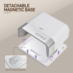 GAOY lamp automatic sensor activating as a hand enters for hands-free operation