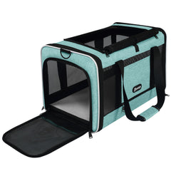GAPZER front view of carrier showing doors and mesh, supports safe travel