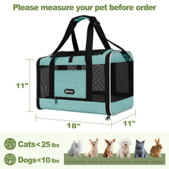 GAPZER top opening access with pet inside, eases loading and checks