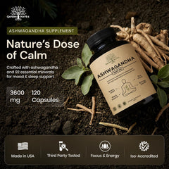 Garden of Herbz bottle with cap open displaying capsule access benefit