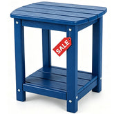 GARDENSTAR front view of side table showing compact footprint and durable build
