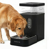 Gardner Pet front view of dispenser showing compact design and matte finish benefit: space-saving