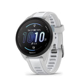 Garmin Forerunner 165 front view showing clear display and lightweight design benefit