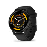 Garmin Venu 3 front view showing vibrant display and clear time readout benefit: easy at-a-glance info