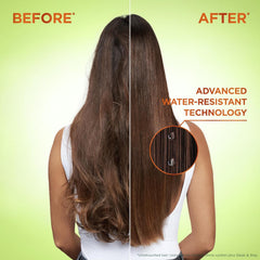 Garnier Fructis pump detail for easy dispensing and controlled usage benefit