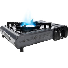 Gas One GS-1000G front view showing compact design and controls for quick setup