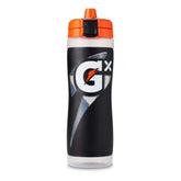 Gatorade Gx bottle front view showing sleek black design and easy pouring