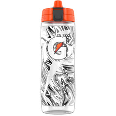 Gatorade Gx front view showing 30 oz capacity and marble black finish for durable hydration